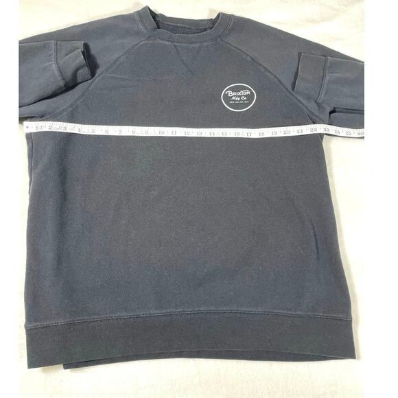 Brixton Mfg Co Black Crewneck Sweatshirt Men’s XL - Picture 3 of 7